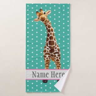 Cute Giraffe Safari Animal Jungle Nom sauvage 
