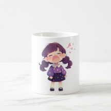 Cute Girl Graphic Café Mug cadeau parfait pour les
