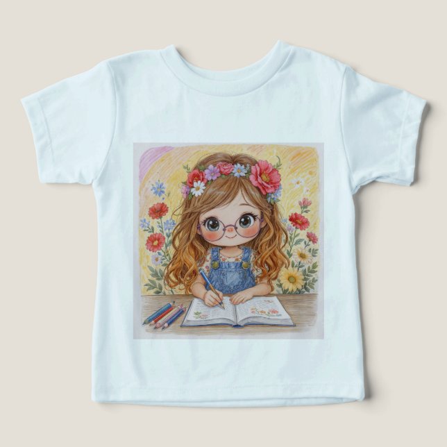 Cute Girls T-Shirt – Sweet & Playful Style (Design Recto)