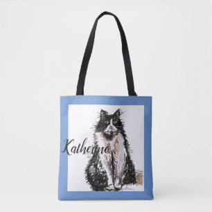 Cute Girls Tuxedo Chat Jouer Sac fourre-tout d'ali