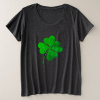 Cute Green Lucky 4 feuille Clover St. Patrick's Da