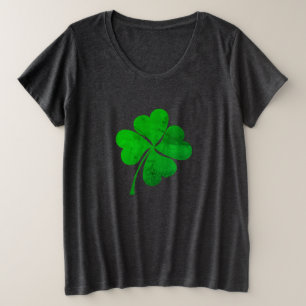 Cute Green Lucky 4 feuille Clover St. Patrick's Da