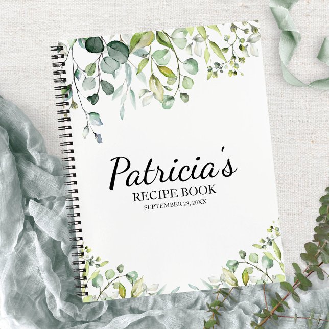 Cute Greenery Eucalyptus Fête des mariées Livre de (Créateur téléchargé)