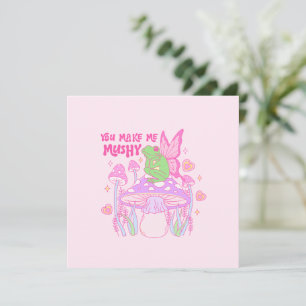 Cute grenouille et champignon - Vous me faites bou