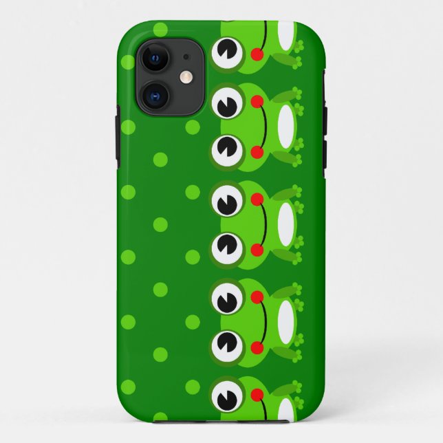 Cute grenouille et Polka coques iphone (Dos)