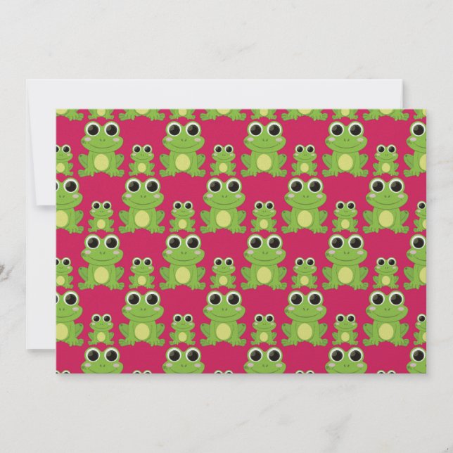 Cute grenouille motif (Devant)