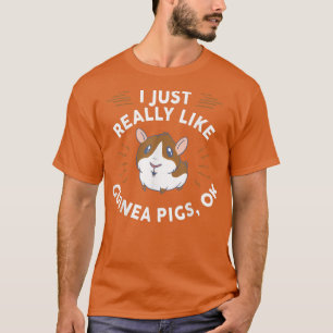 Cute Guinée Cochon d'Inde cobaye amoureux T-Shirt