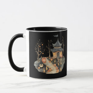Cute Halloween House Mug