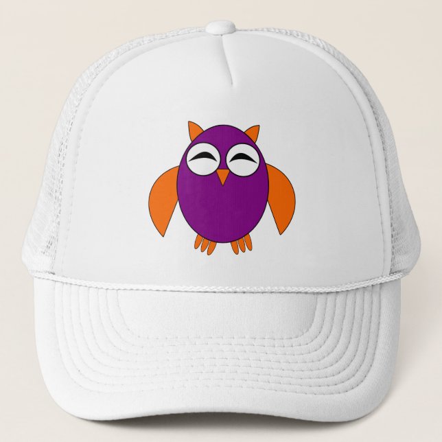 Cute Halloween Owl Casquette (Devant)