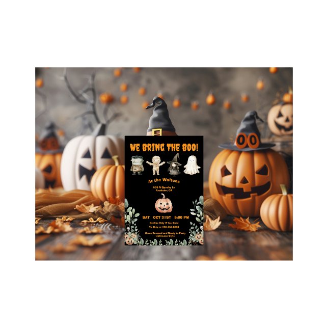 Cute Halloween Party Invitation (Créateur téléchargé)