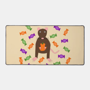 Cute Halloween Rat et Citrouille