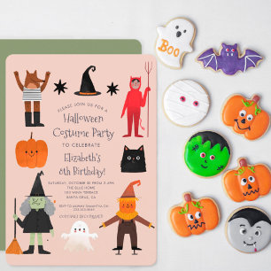 Cute Halloween Spooktacular Party Invitation