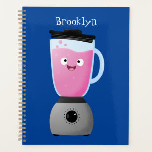 Cute happy food mixender cuisine appareil dessin a