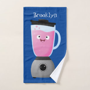 Cute happy food mixender cuisine appareil dessin a