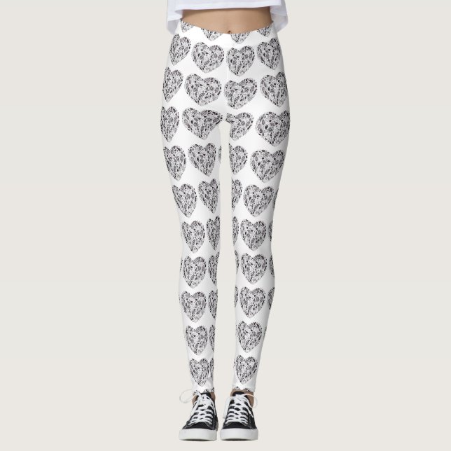 Cute Heart Leggings (Devant)