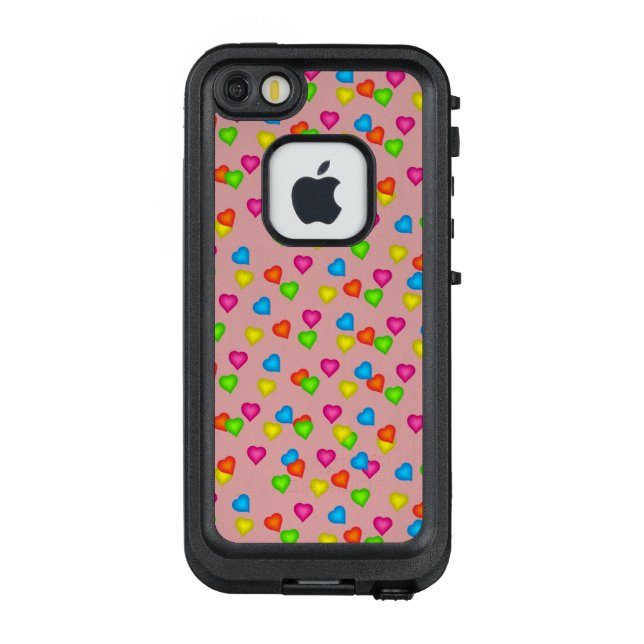 Cute Hearts Motif LifeProof Coque (Dos)