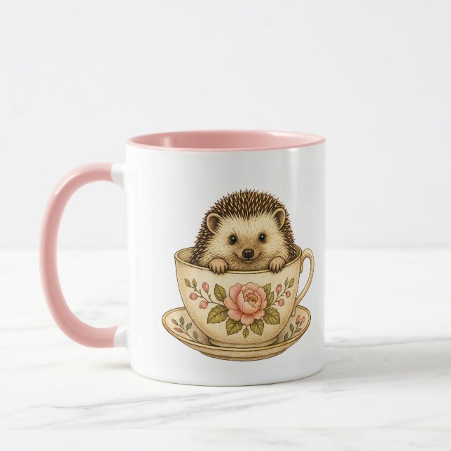 Cute Hedgehog Mug (Gauche)
