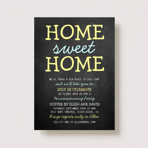 Cute Home Sweet Home Accueil Ménage Invitations