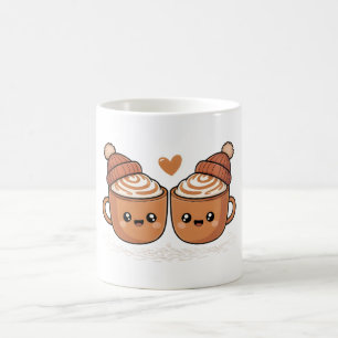 Cute Hot Cocoa Couple Mug
