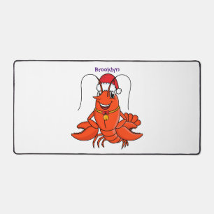Cute joyeux homard portant le dessin du casquette 