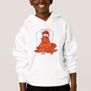 Cute joyeux homard portant le dessin du casquette