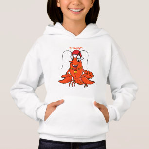 Cute joyeux homard portant le dessin du casquette