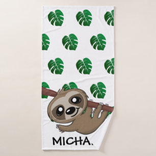 Cute Jungle Safari Sloth Animal Kids