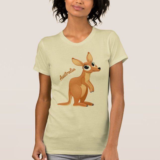 Cute Kangaroo chemises et vestes personnalisées (Devant)
