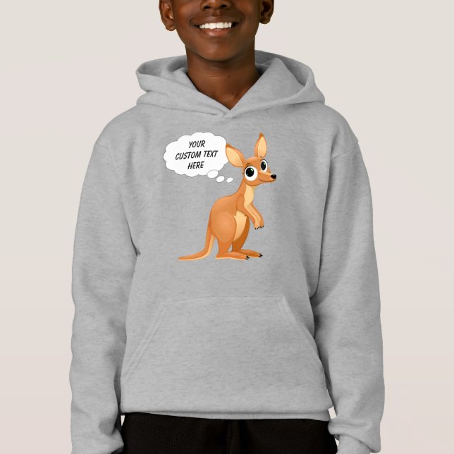 Cute Kangaroo chemises et vestes personnalisées (Devant)