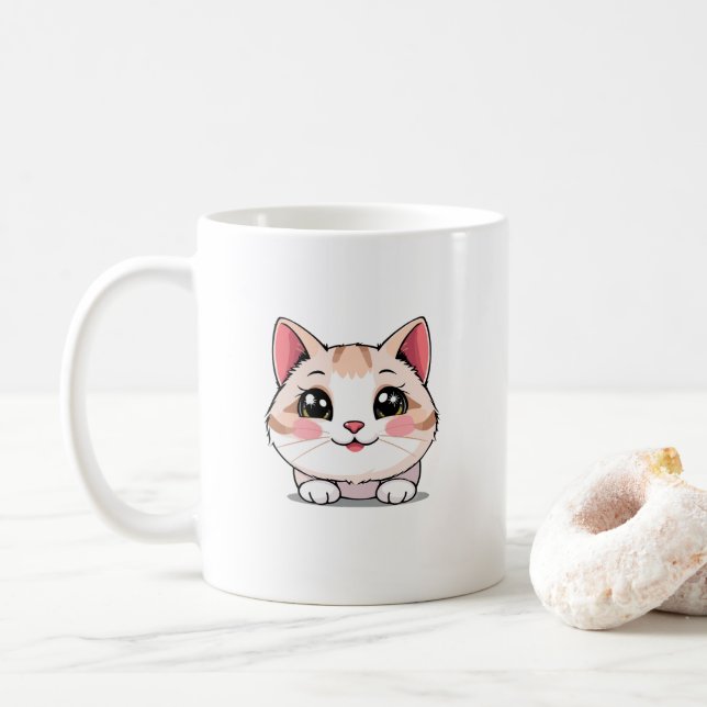 Cute Kawaii Animal Mug (Avec donut)
