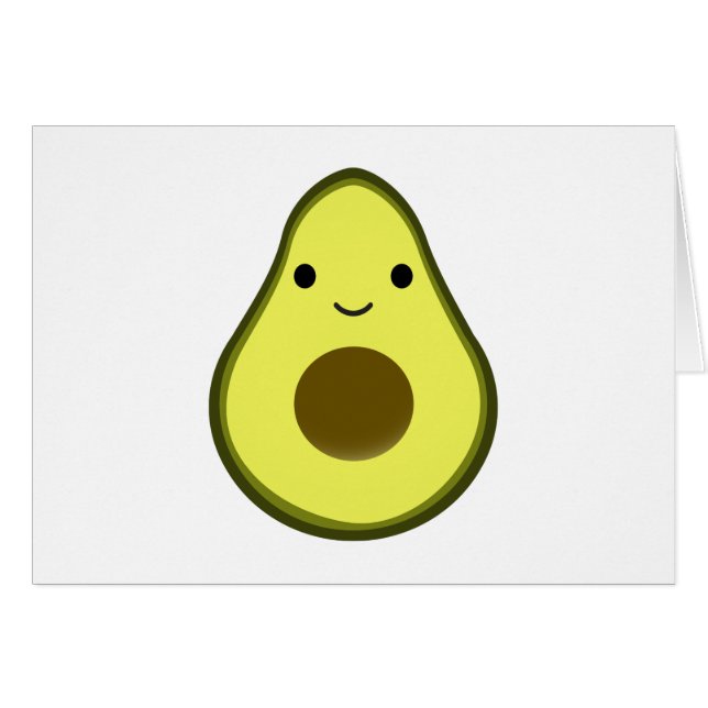 Cute Kawaii Avocado (Devant Horizontal)