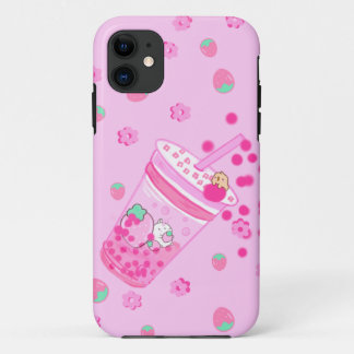 Cute Kawaii fraise iPhone 11 coque