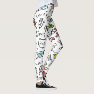 Cute Kawaii leggings Motifs