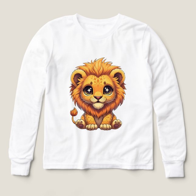 Cute Kawaii Lion Cub Graphic (Motif recto)