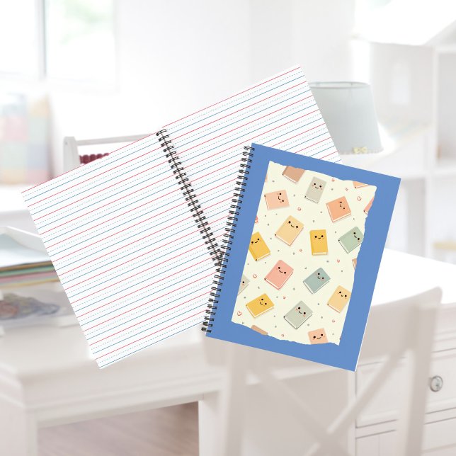 Cute Kawaii Livres Carnet Spiral (Créateur téléchargé)