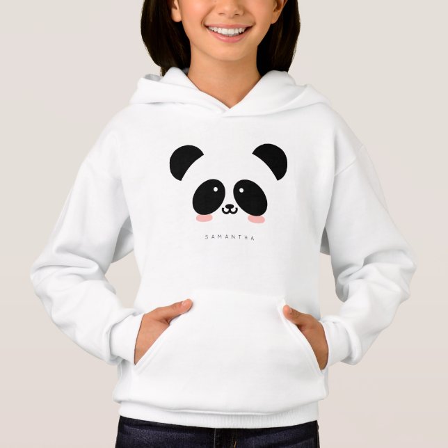 Cute Kawaii Panda | Add Your Name (Devant)
