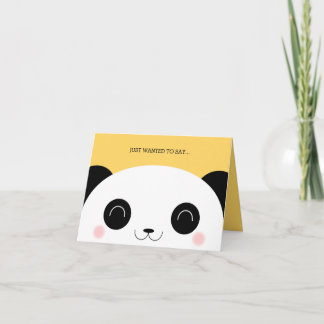 Cute Kawaii Peekaboo Panda Face Merci