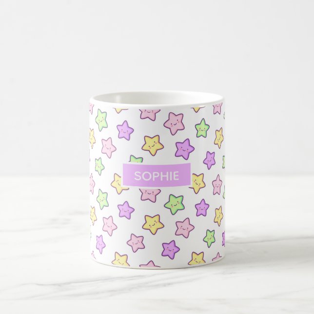 Cute Kawaii Stars Mug (Centre)