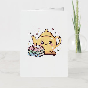Cute Kawaii Théière Carnet de Notes Autocollant