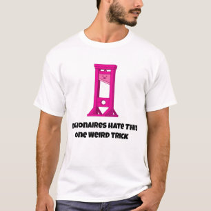 Cute KawaiiPink Guillotine Un T-Shirt Bizarre
