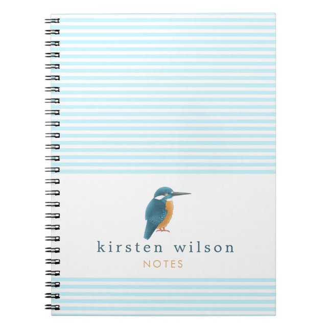 Cute Kingfisher - Carnet personnalisé (Devant)