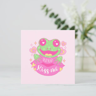 Cute Kiss Me Frog - Xoxo