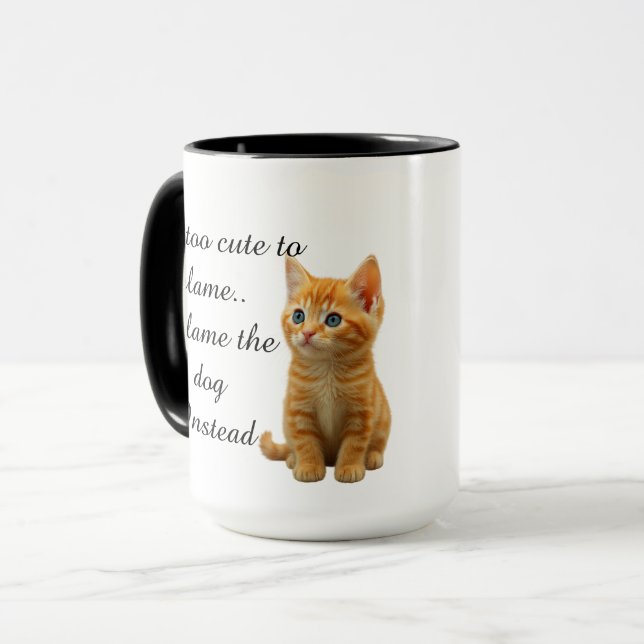 Cute Kitten Mug en céramique (Devant gauche)