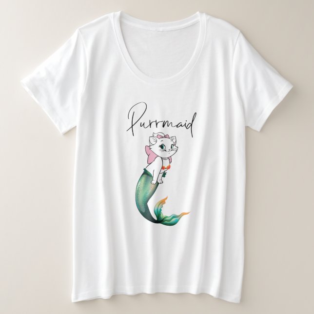 Cute Kitten Purrmaid - Fun Mermaid Design de chat (Design devant)