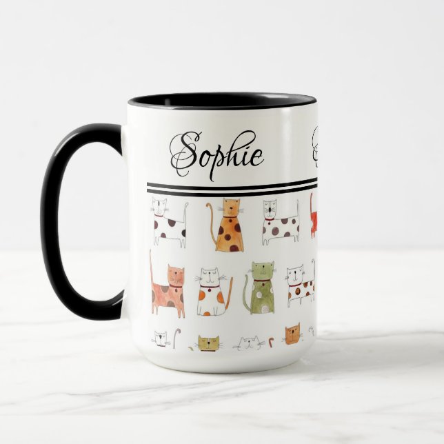 Cute Kitties Mug (Gauche)