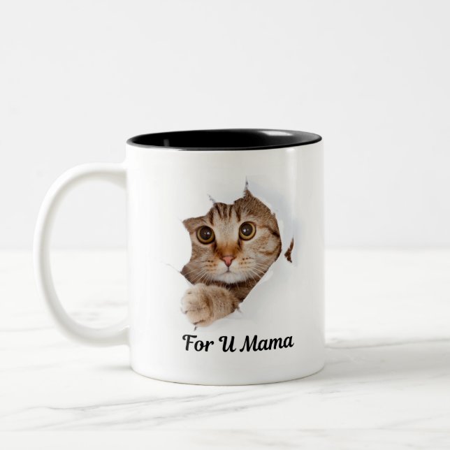 Cute Kitty Mug (Gauche)