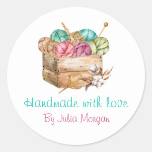 Cute Knit Étiquette fait maison