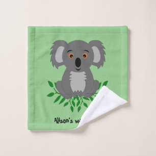 Cute koala avec enfants eucalyptus