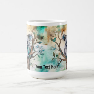 Cute Koala Bear Mug in Tree – Personalize
