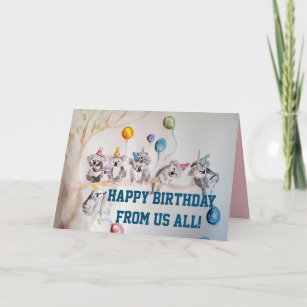 Cartes Tableau D Anniversaire Zazzle Fr